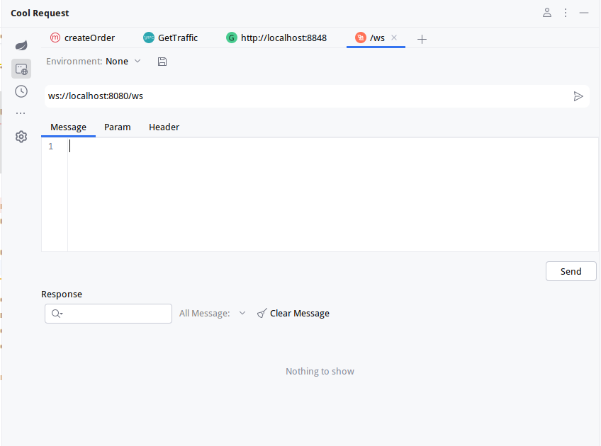 gRPC 调试界面